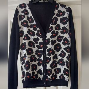 Woman's Floral Patterned Cardigan M